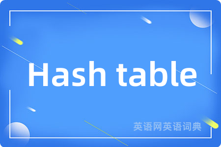 Hash table