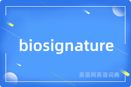 biosignature