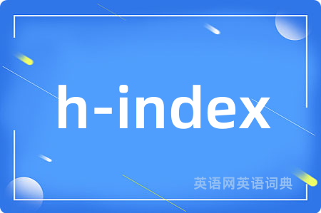 h-index