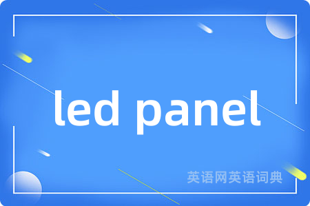 led panel