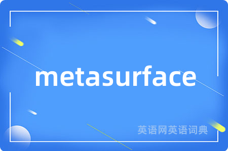 metasurface