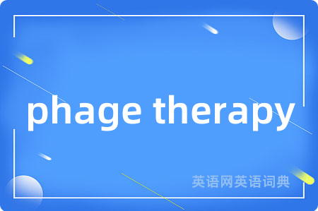 phage therapy